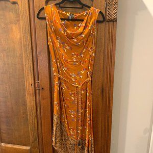Blank London copper print dress
